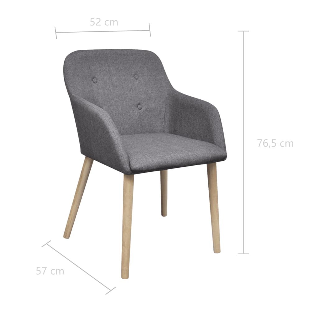 8718475891222_g_en_hd_5 vidaXL Dining Chairs 4 pcs Light Grey Fabric and Solid Oak Wood - Image 6