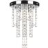 White Metal Ceiling Lamp with Crystal Beads - Image 2