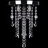 White Metal Ceiling Lamp with Crystal Beads - Image 4