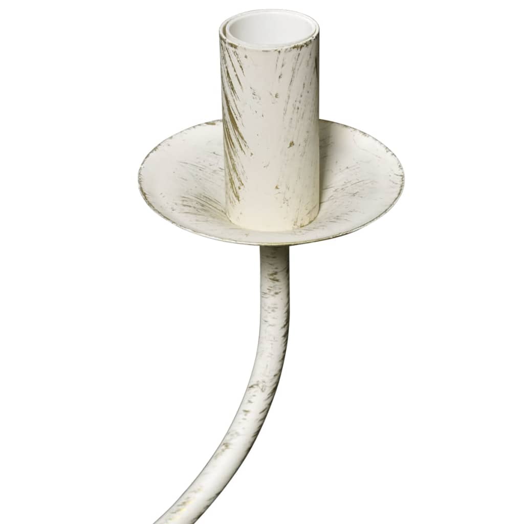 8718475891390_g_en_hd_3 vidaXL Antique White Metal Chandelier 8 x E14 Bulbs - Image 5