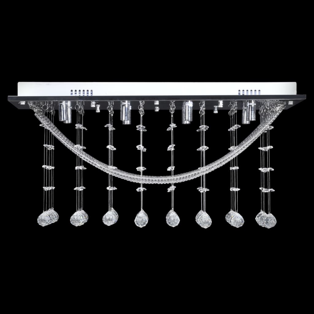8718475891475_g_en_hd_1 vidaXL Ceiling Lamp with Glittering Glass Crystal Beads 8 x G9 29 cm - Image 3