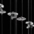 vidaXL Ceiling Lamp with Glittering Glass Crystal Beads 8 x G9 29 cm - Image 6