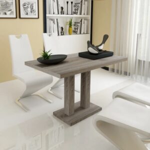 vidaXL Dining Table MDF Oak-look