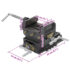 vidaXL Manually Operated Cross Slide Drill Press Vice 78 mm - Image 11