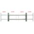 vidaXL Adjustable Security Grille for Windows with 2 Crossbars 1000-1500 mm - Image 2
