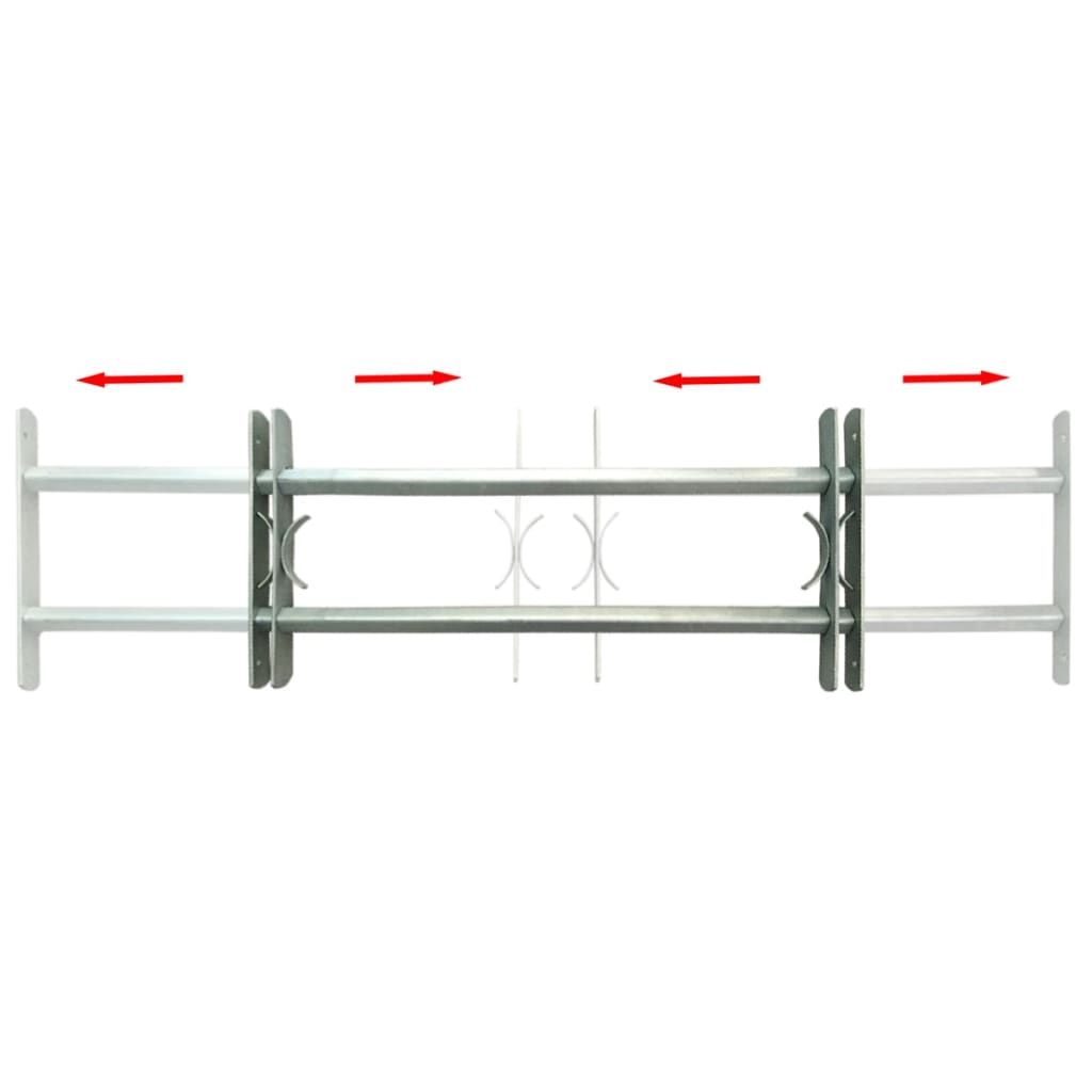 8718475895305_g_en_hd_1 vidaXL Adjustable Security Grille for Windows with 2 Crossbars 1000-1500 mm - Image 2