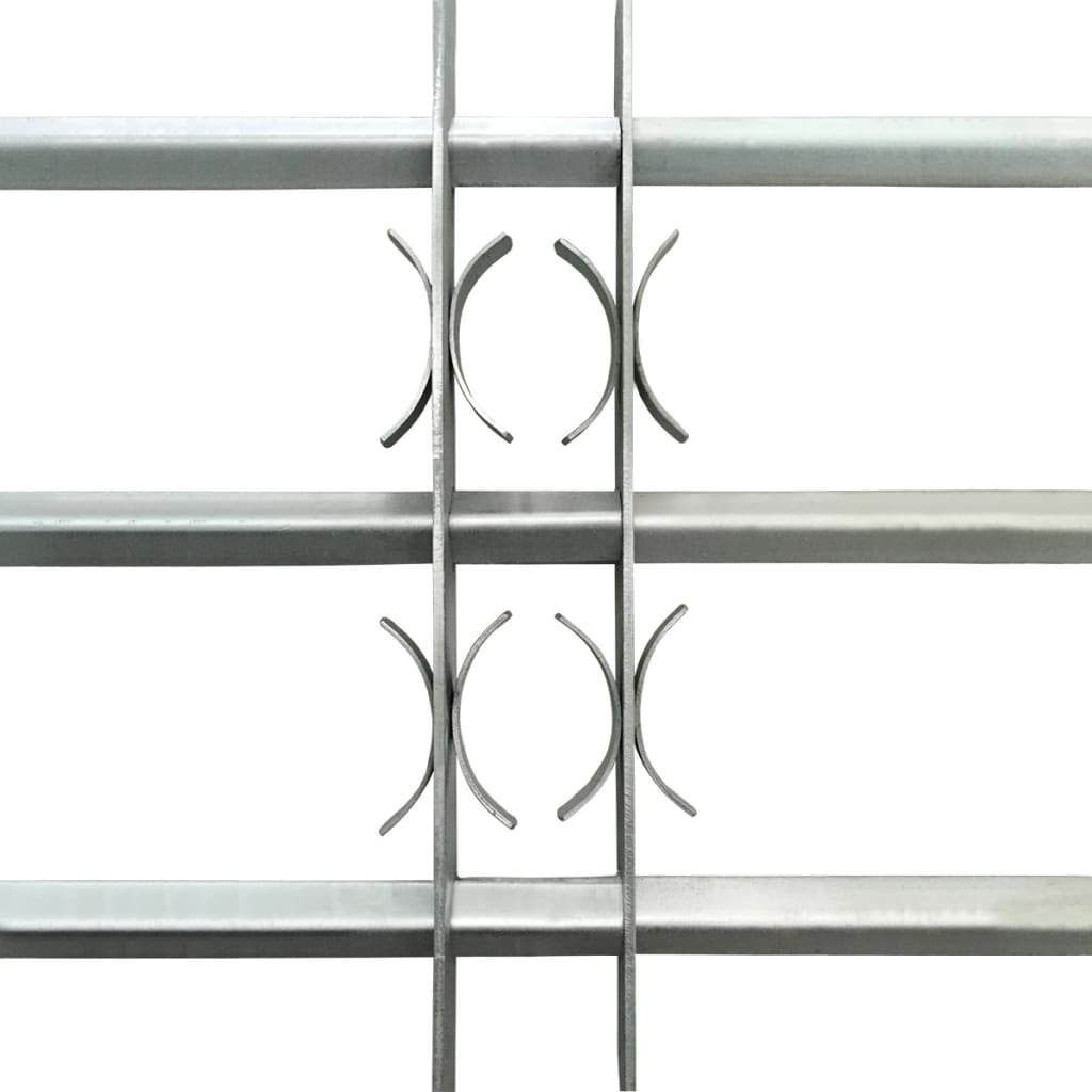8718475895336_g_en_hd_2 vidaXL Adjustable Security Grille for Windows with 3 Crossbars 1000-1500 mm - Image 3