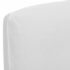 vidaXL 6 pcs White Straight Stretchable Chair Cover - Image 2