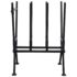 vidaXL Black Powder-Coated Saw Horse for Woodworking - Image 2
