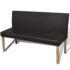 vidaXL Bench 139.5 cm Dark Brown Faux Leather - Image 2