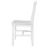 vidaXL Dining Chairs 4 pcs White Pinewood - Image 4