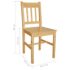 vidaXL Dining Chairs 4 pcs Pinewood - Image 5