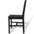 vidaXL Dining Chairs 2 pcs Dark Brown Pinewood - Image 2