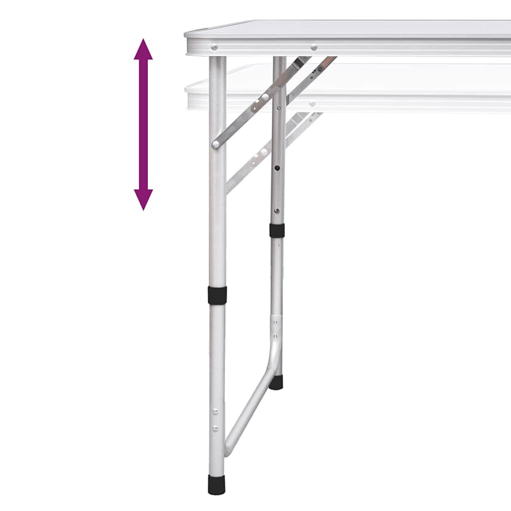 8718475908340_g_en_hd_4 vidaXL Foldable Camping Table Height Adjustable Aluminium 120 x 60 cm - Image 5