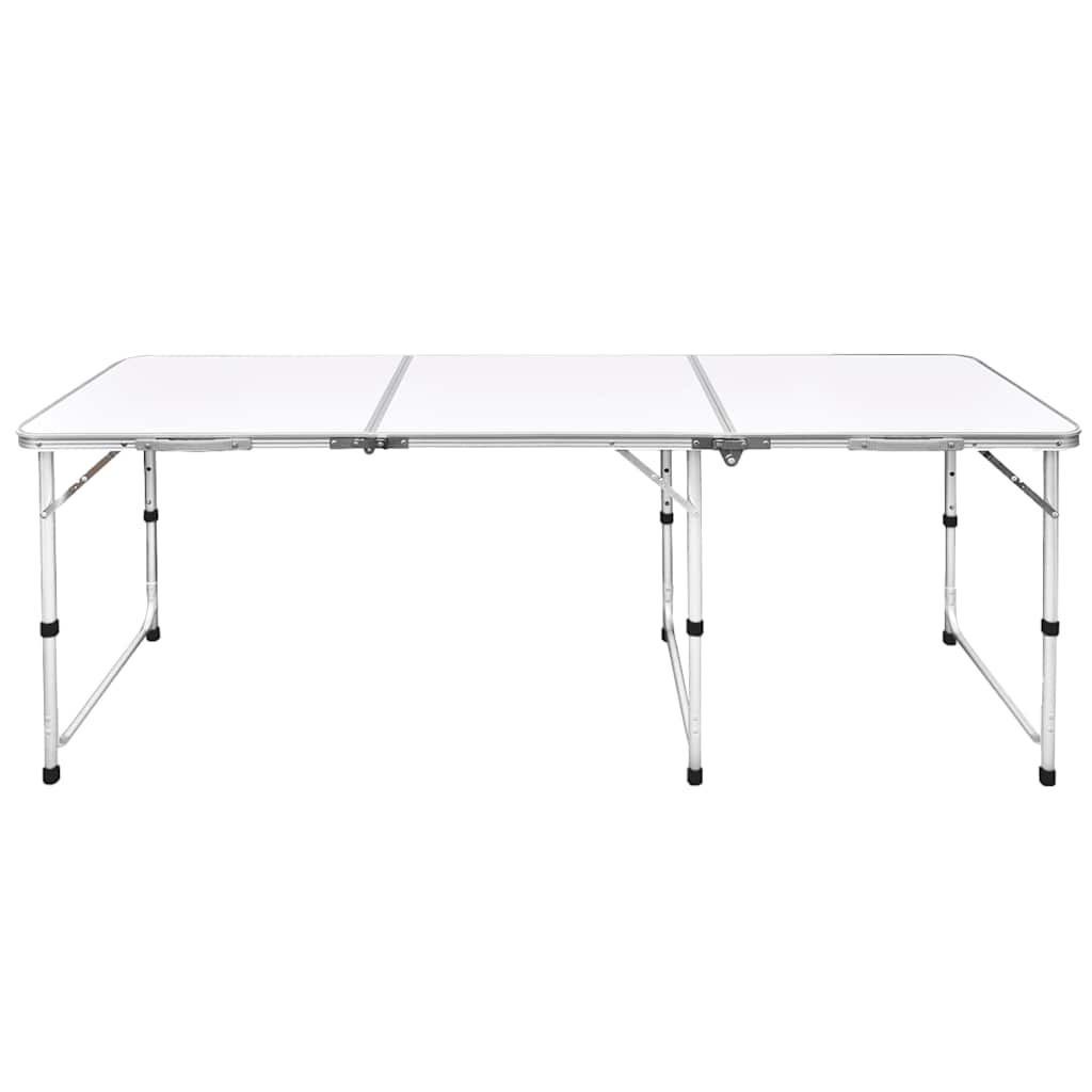 8718475908357_g_en_hd_1 Foldable Camping Table Height Adjustable Aluminium 180 x 60 cm - Image 2