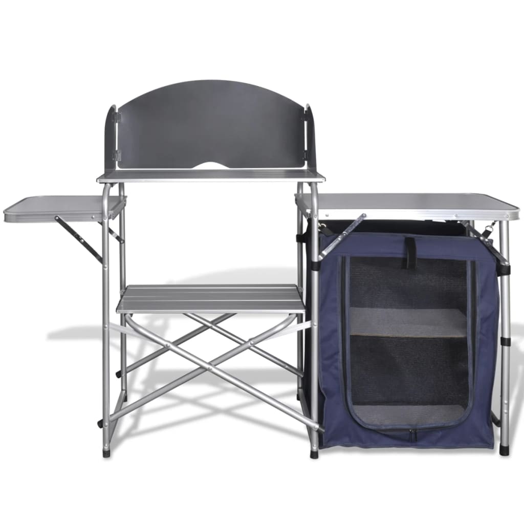 8718475908395_g_en_hd_2 vidaXL Foldable Camping Kitchen Unit with Windshield Aluminium - Image 3