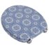 vidaXL Toilet Seat with MDF Lid Porcelain Design - Image 3