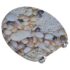 vidaXL Toilet Seats with Hard Close Lids MDF Pebbles - Image 4