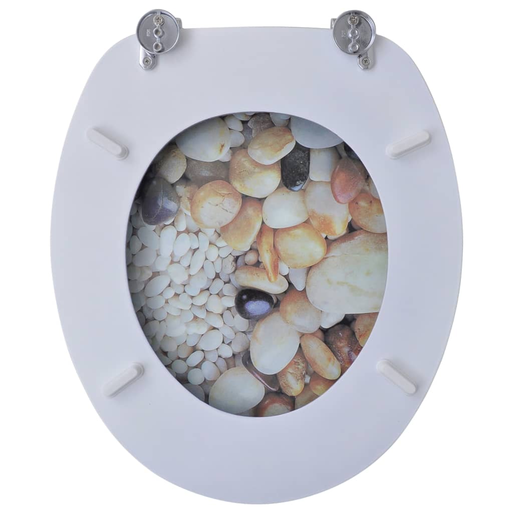 8718475908920_g_en_hd_5 vidaXL Toilet Seats with Hard Close Lids MDF Pebbles - Image 6