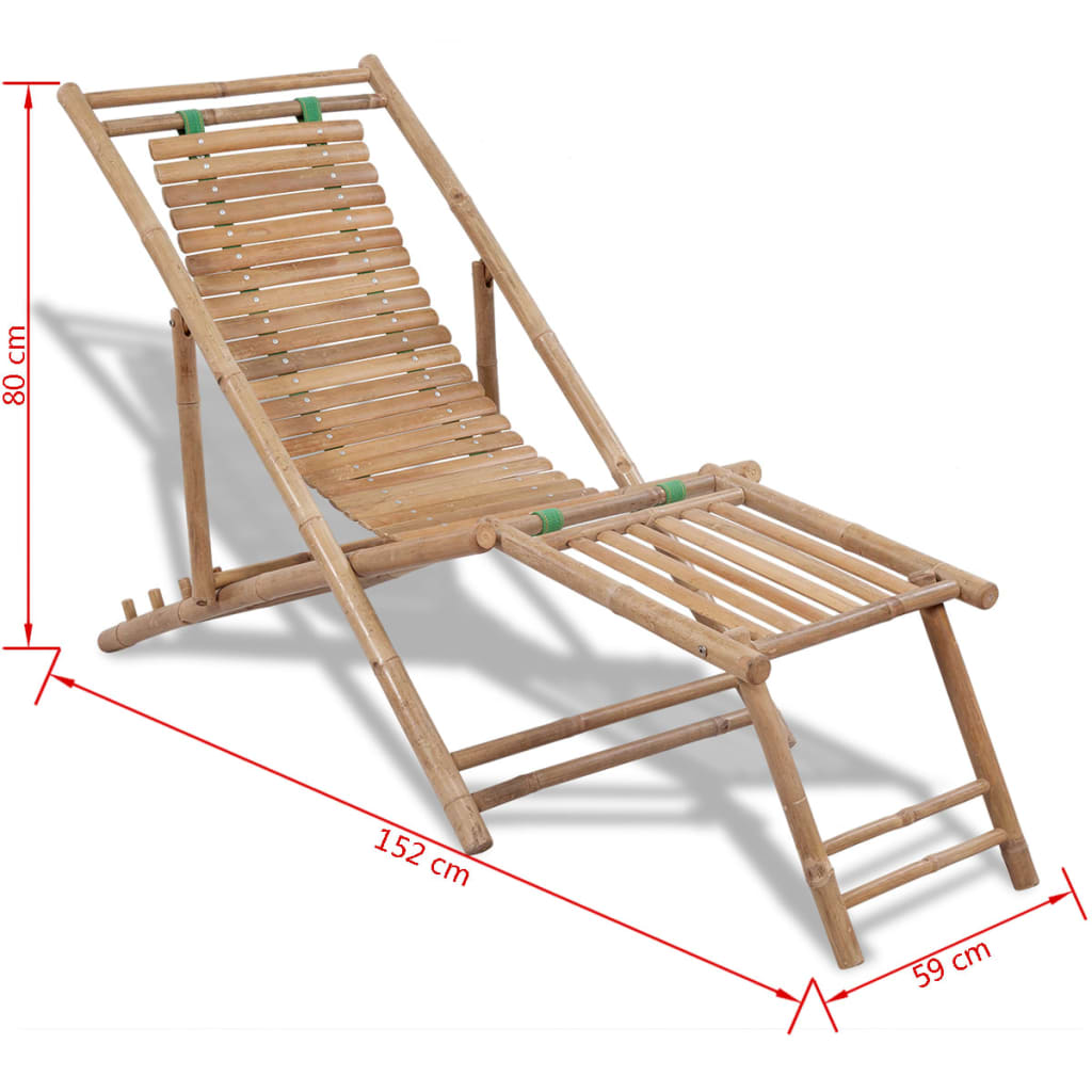 8718475909095_g_en_hd_6 vidaXL Outdoor Deck Chair with Footrest Bamboo - Image 7