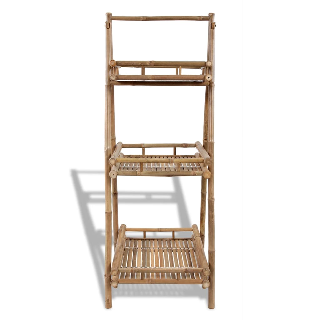 8718475909101_g_en_hd_1 vidaXL 3-Tier Folding Bamboo Plant Rack - Image 2