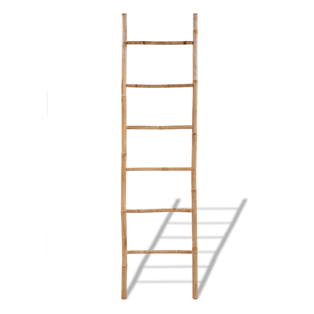 8718475909132_g_en_hd_1 Bamboo Towel Ladder with 6 Rungs - Image 2