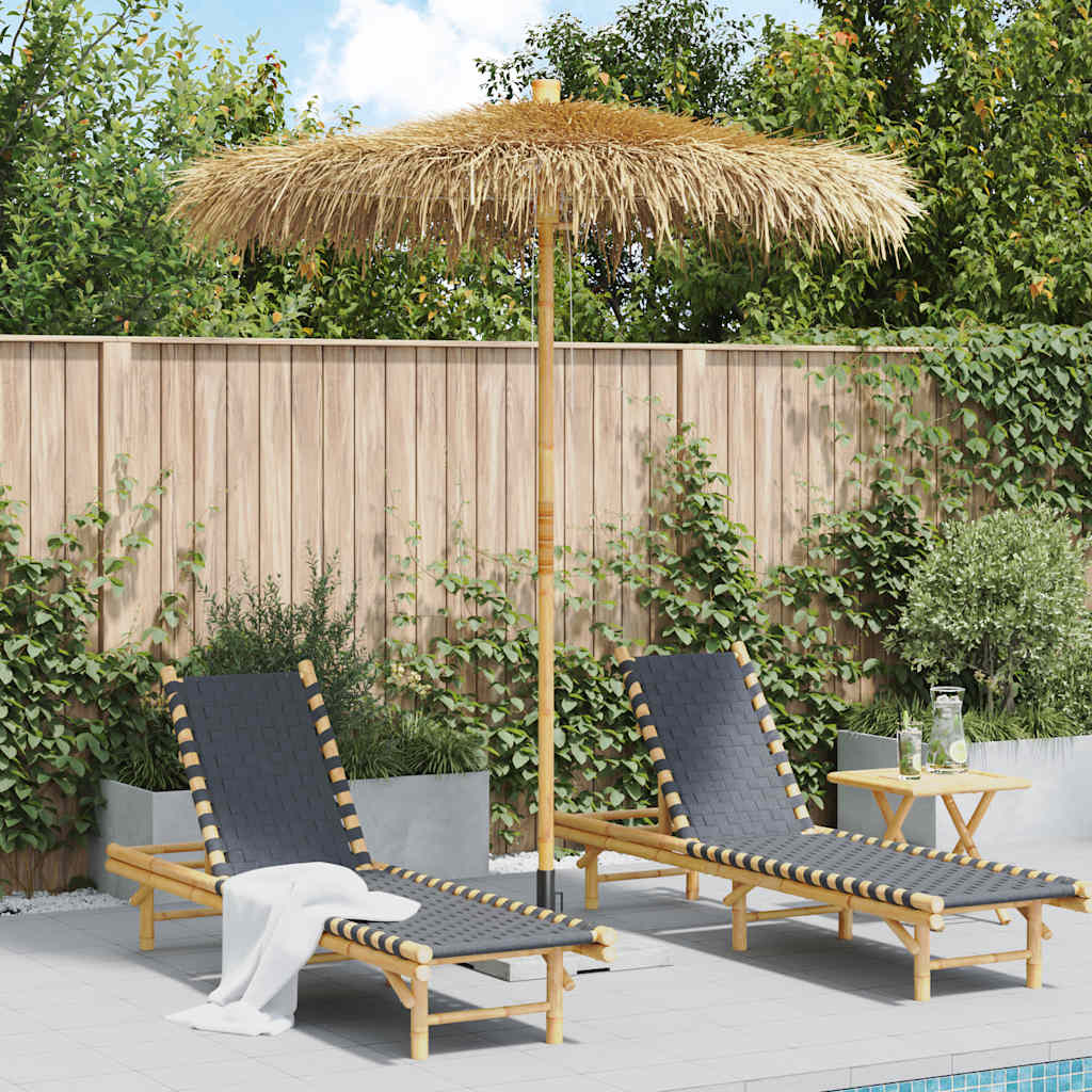 8718475909255_g_en_hd_1 vidaXL Bamboo Garden Parasol 270 cm with Banana Leaf Roof - Image 3