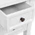 White Writing Desk with 5 Drawers - Image 6