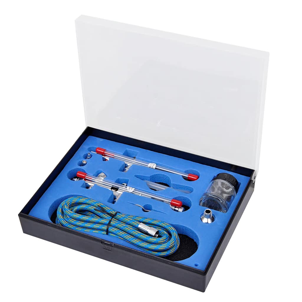 8718475910039_g_en_hd_1 vidaXL Airbrush Set with 2 Spray Guns - Image 2