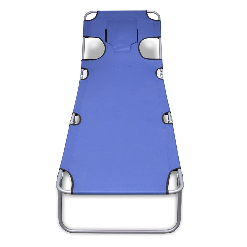 8718475910459_g_en_hd_1 vidaXL Folding Sun Lounger with Head Cushion Powder-coated Steel Blue - Image 2