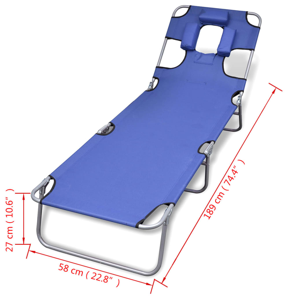 8718475910459_g_en_hd_6 vidaXL Folding Sun Lounger with Head Cushion Powder-coated Steel Blue - Image 7