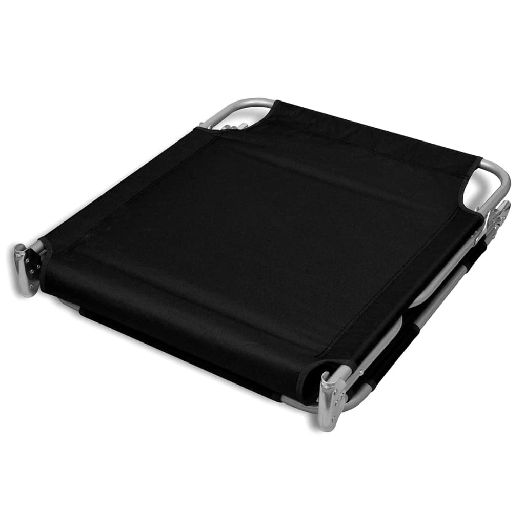 8718475910466_g_en_hd_5 vidaXL Folding Sun Lounger with Head Cushion Powder-coated Steel Black - Image 6