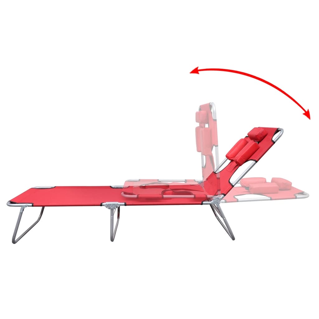 8718475910473_g_en_hd_2 vidaXL Folding Sun Lounger with Head Cushion Powder-coated Steel Red - Image 3
