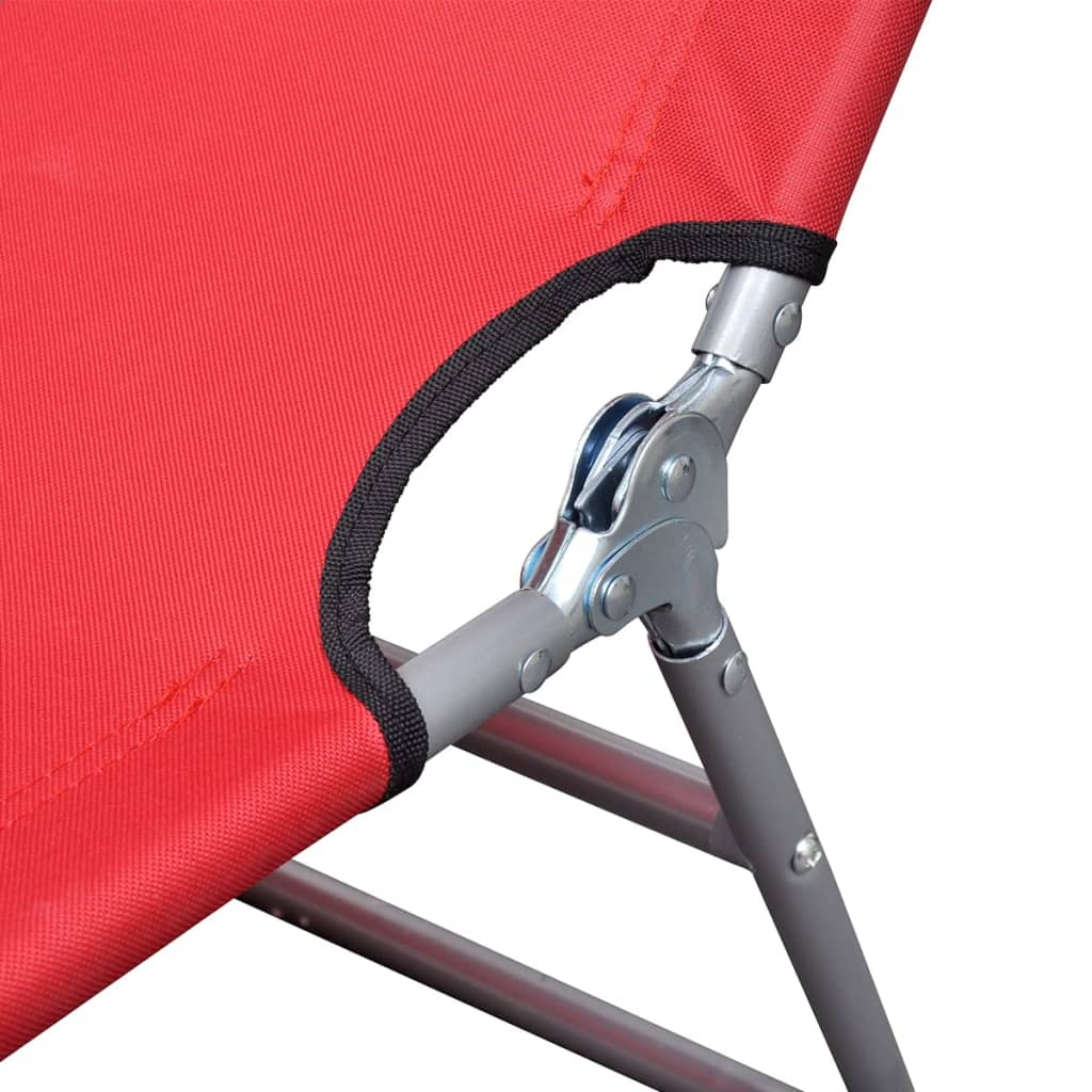 8718475910473_g_en_hd_4 vidaXL Folding Sun Lounger with Head Cushion Powder-coated Steel Red - Image 5
