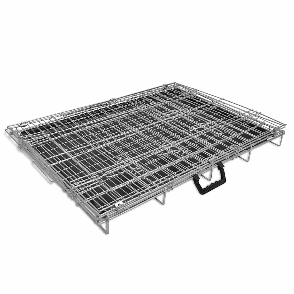 8718475910763_g_en_hd_4 Foldable Metal Dog Bench L - Image 5