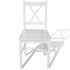 vidaXL Dining Chairs 6 pcs White Pinewood - Image 2