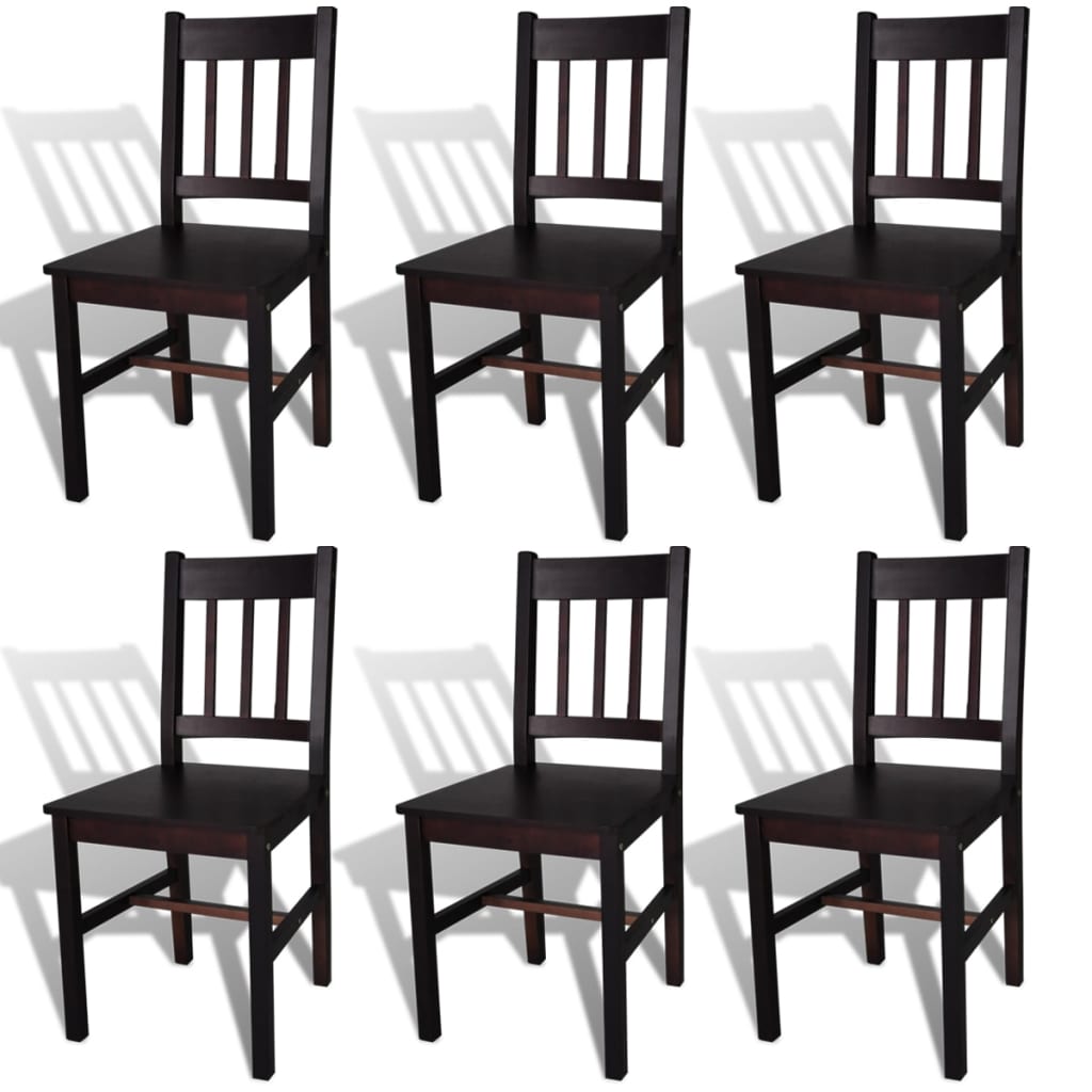 8718475914129_a_en_hd_1 vidaXL Dining Chairs 6 pcs Brown Pinewood - Image 1