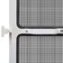 White Hinged Insect Screen for Doors 100 x 215 cm - Image 7