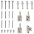 White Hinged Insect Screen for Doors 100 x 215 cm - Image 8