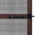 Brown Hinged Insect Screen for Doors 100 x 215 cm - Image 4