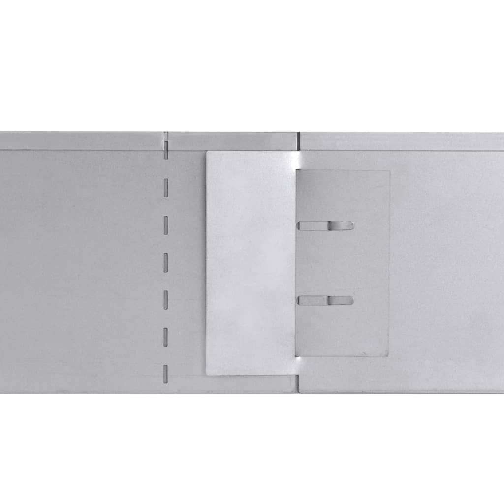 8718475914853_g_en_hd_5 vidaXL Set of 5 Flexible Lawn Fence Galvanised Steel 100 x 14 cm - Image 7