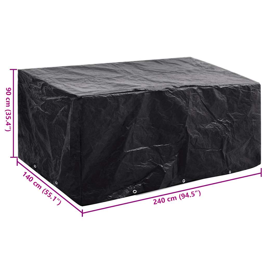 8718475915409_g_en_hd_4 vidaXL Garden Furniture Cover 8 Eyelets 240x140x90 cm - Image 6