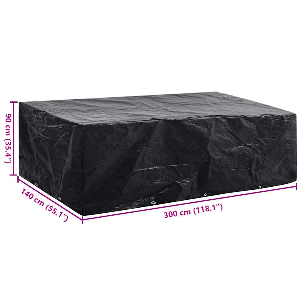 8718475915416_g_en_hd_4 vidaXL Garden Furniture Cover 8 Eyelets 300x140x90 cm - Image 6