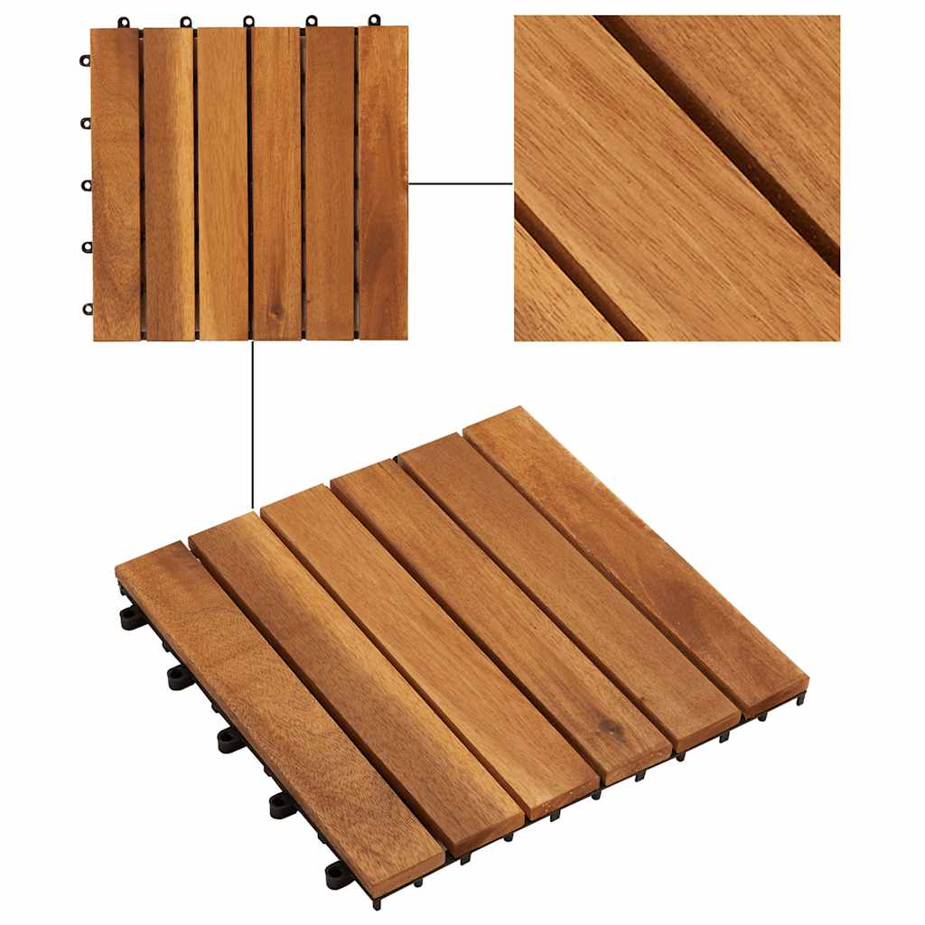 8718475915775_g_en_hd_3 vidaXL 10 pcs Acacia Decking Tiles 30 x 30 cm Vertical Pattern - Image 5