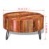 vidaXL Coffee Table Solid Reclaimed Wood Round - Image 10