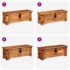 vidaXL Storage Chest Rough Mango Wood - Image 3