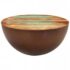 vidaXL Coffee Table Bowl-shaped with Steel Base Solid Reclaimed Wood - Image 7