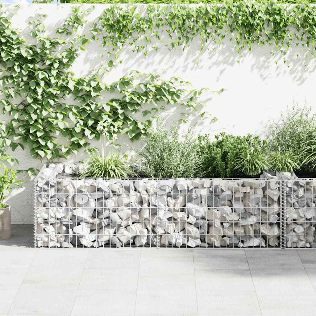 8718475919506_g_en_hd_1 vidaXL Gabion Planter Galvanised Steel 180x90x50 cm - Image 3