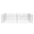 vidaXL Gabion Planter Galvanised Steel 180x90x50 cm - Image 5