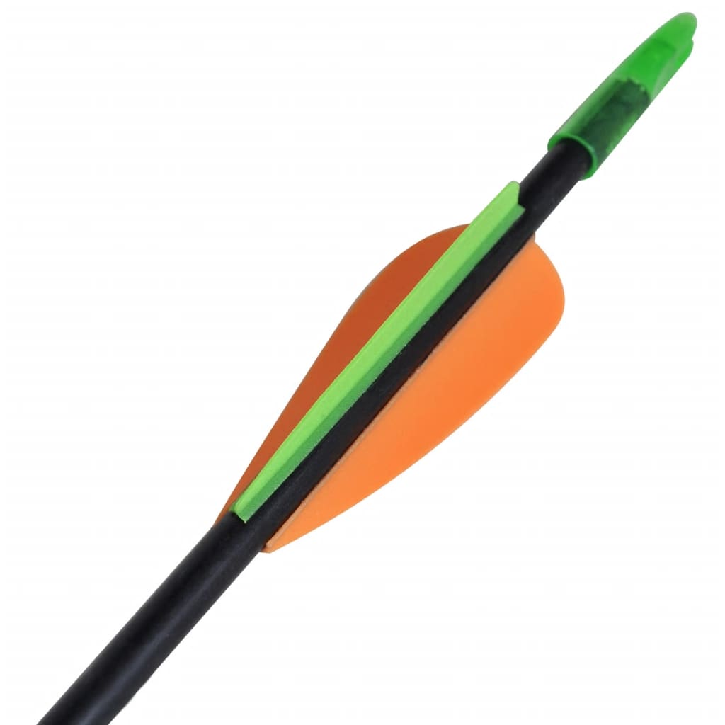 8718475923329_g_en_hd_3 vidaXL Standard Recurve Bow Arrows 30" 0.6 cm Fiberglass 12 pcs - Image 4